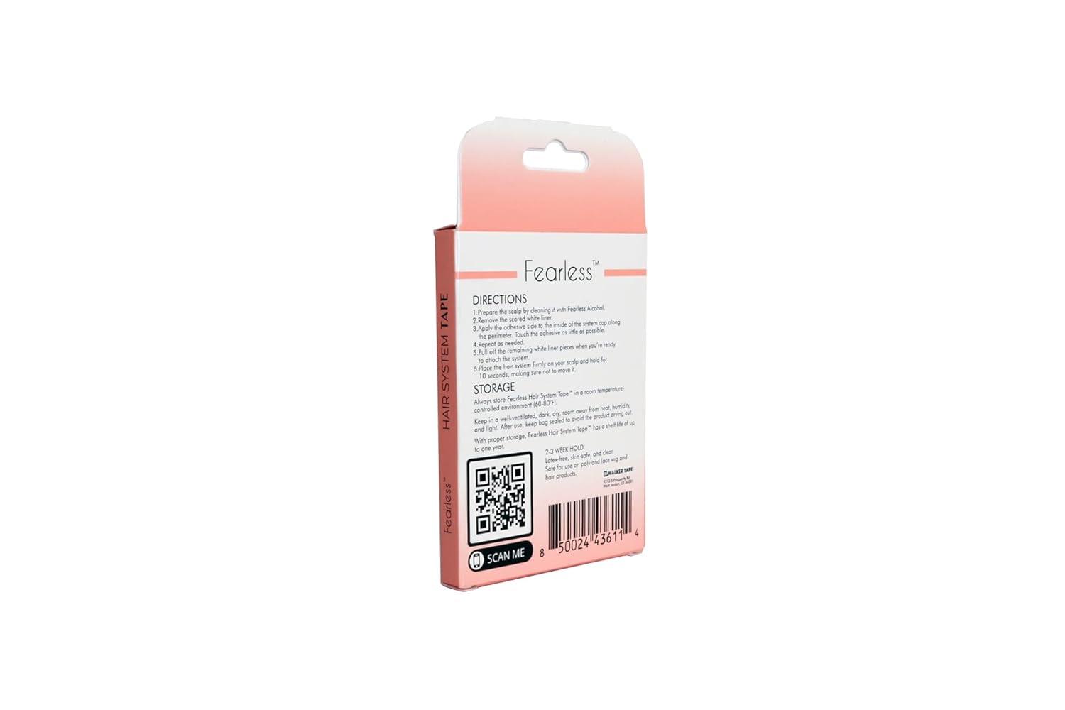 imageFearless Tape  36 Count Double Sided Tape Strips for Hair Systems Wigs and Toupees  Clear LatexFree ampamp SkinFriendly Adhesive  Strong Hold for Polyurethane ampamp Lace ProductsWeek