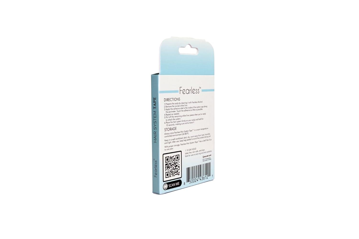 imageFearless Tape  36 Count Double Sided Tape Strips for Hair Systems Wigs and Toupees  Clear LatexFree ampamp SkinFriendly Adhesive  Strong Hold for Polyurethane ampamp Lace ProductsDay
