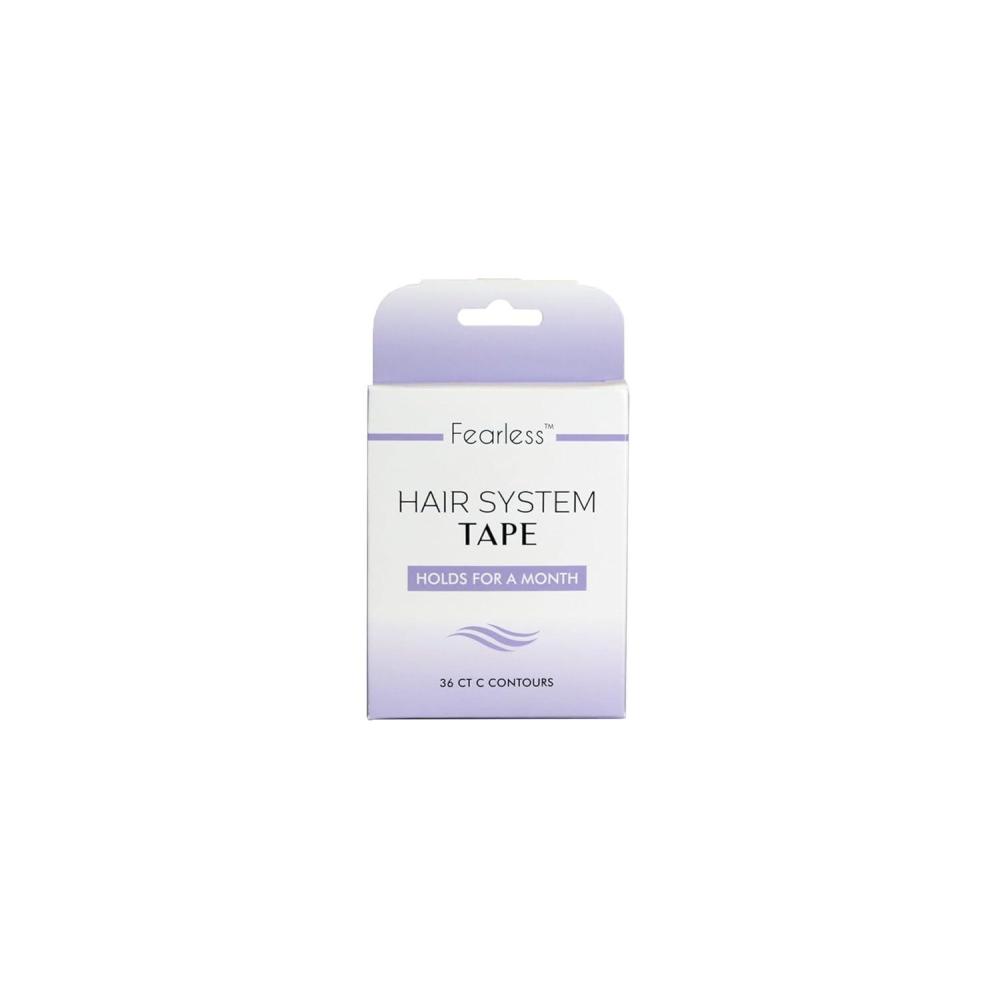 imageFearless Tape  36 Count Double Sided Tape Strips for Hair Systems Wigs and Toupees  Clear LatexFree ampamp SkinFriendly Adhesive  Strong Hold for Polyurethane ampamp Lace ProductsMonth