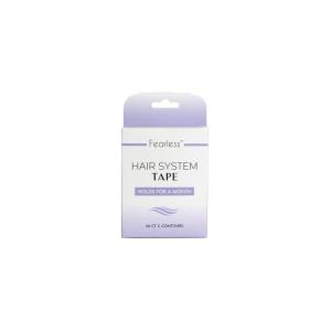 imageFearless Tape  36 Count Double Sided Tape Strips for Hair Systems Wigs and Toupees  Clear LatexFree ampamp SkinFriendly Adhesive  Strong Hold for Polyurethane ampamp Lace ProductsMonth