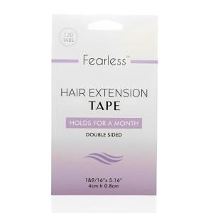 imageFearless Tape Combo Pack  SkinFriendly Double Sided Adhesive Strips ampamp Dots for Fashion Clothing Fix  Invisible Strong Hold for Outfits Clear HighGrade 4 cm x 08 cm 120 Count